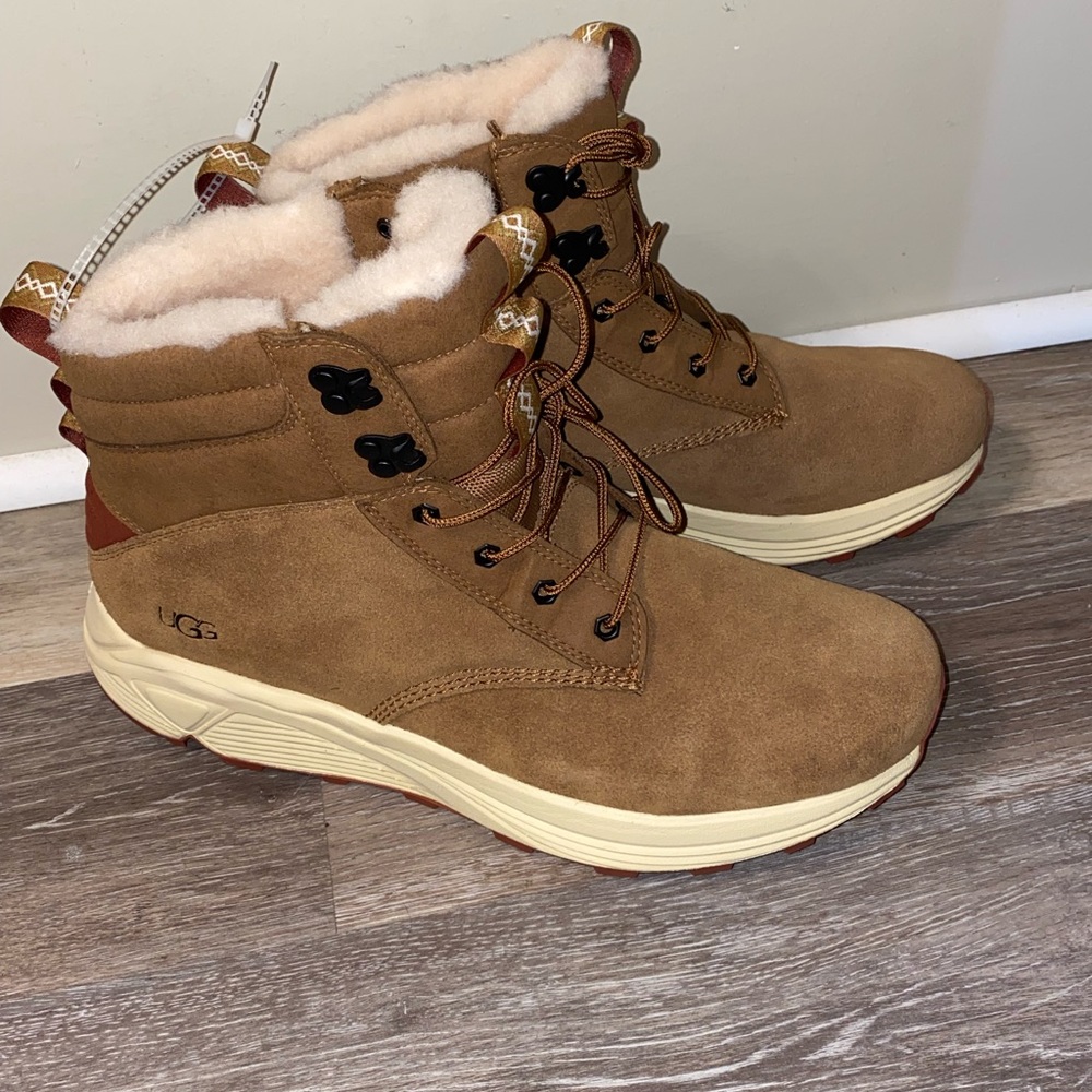 UGG UTILITY BOOTS CHESTNUT SUEDE ~ MENS SIZE 13